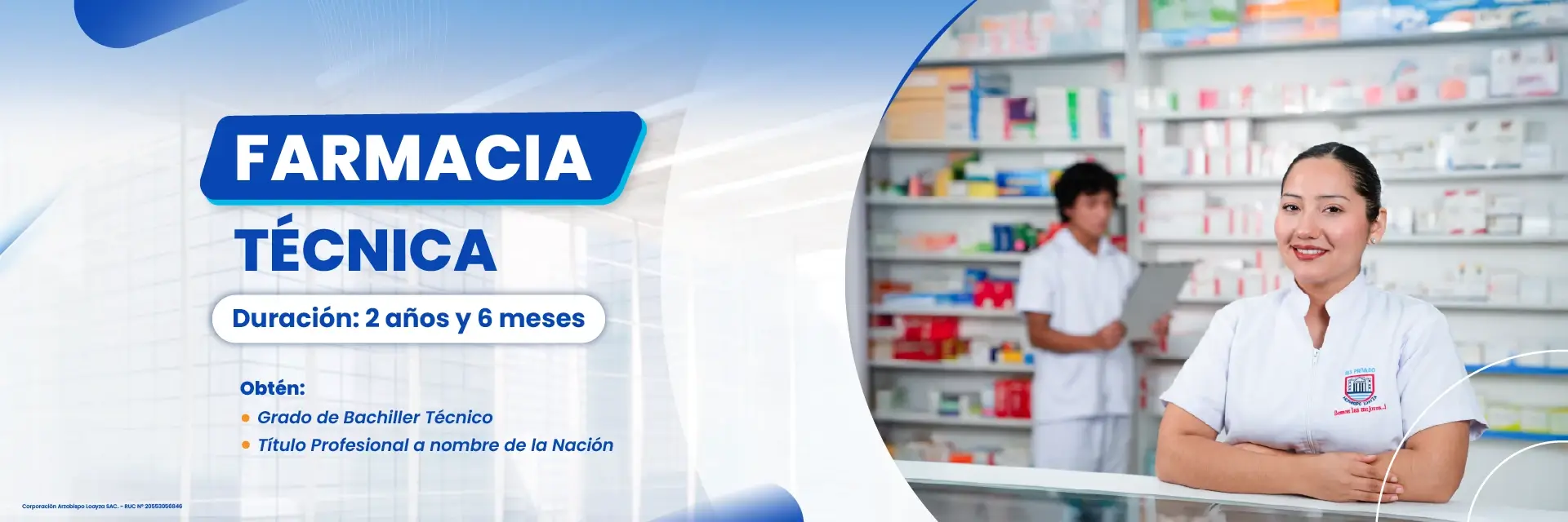 carrera tecnica-farmacia tecnica-instituto arzobispo loayza Carrera técnica de Farmacia Técnica del Instituto Arzobispo Loayza